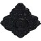 Ekena Millwork Ashford Ceiling Medallion, Hand-Painted Steel Gray, 42 3/4"W x 28 7/8"H x 1"P CM42X28ASSGS - alternate 4
